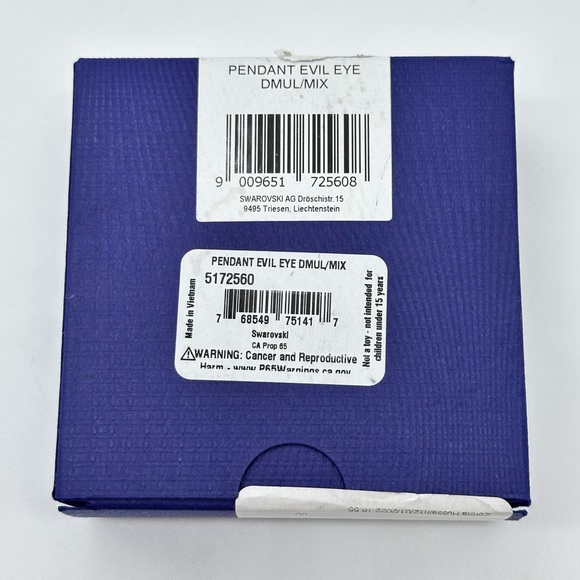 Authentic Swarovski Symbolic Evil Eye Crystal Necklace Jewelry Collection - Picture 11 of 14